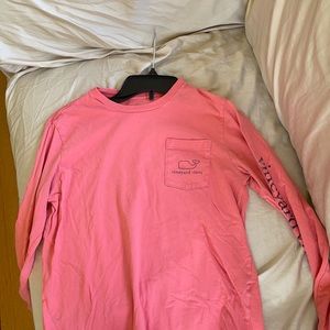 girls coral vineyard vines long sleeve